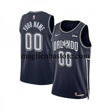 Maglia NBA Orlando Magic Personalizzate Nike 2023-2024 City Edition Navy Swingman - Uomo